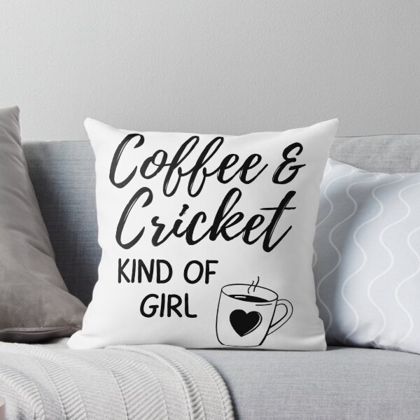 Item preview, Coffee & cricket kind of girl designed and sold by TheGreenGoat.