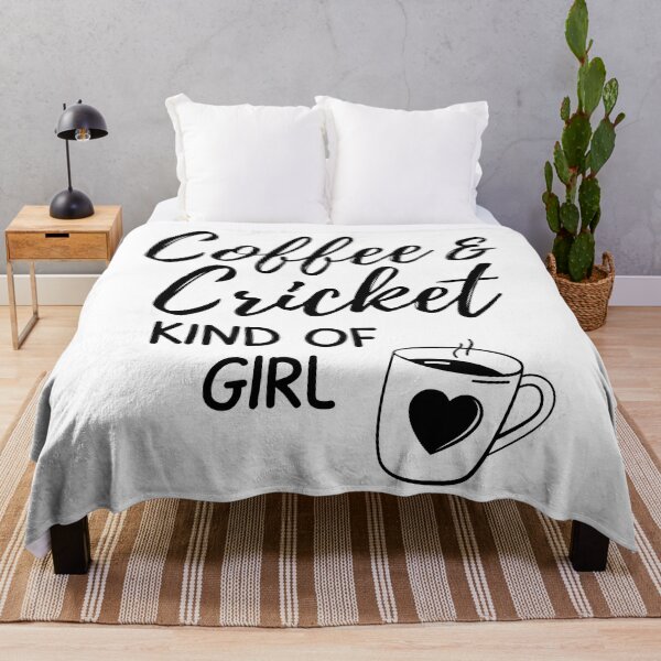 Item preview, Coffee & cricket kind of girl designed and sold by TheGreenGoat.