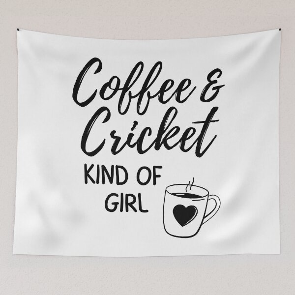 Item preview, Coffee & cricket kind of girl designed and sold by TheGreenGoat.