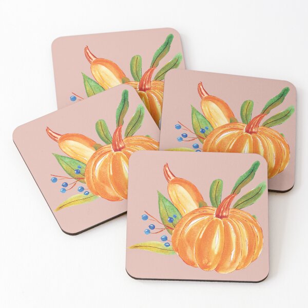 Item preview, Watercolor Thanksgiving pumpkin Painting designed and sold by pinkyfish1010.