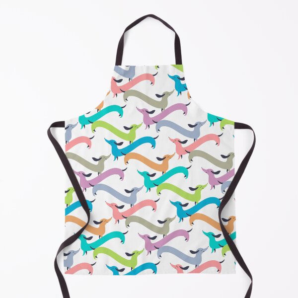 Item preview, Pattern with funny long Dachshund dog designed and sold by zuperelectracat.