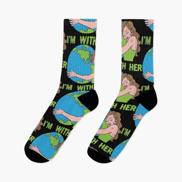 Item preview, I'm With Her Mother Earth Climate Change Global Warming Gift designed and sold by haselshirt.