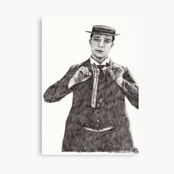 'Buster Keaton' Canvas Print