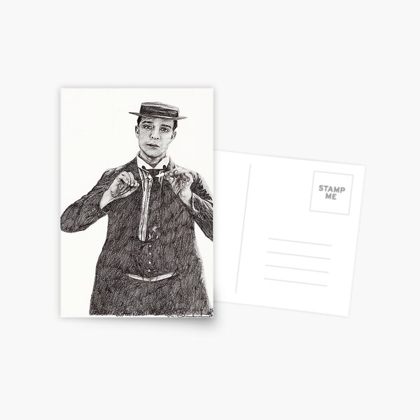 'Buster Keaton' Postcard