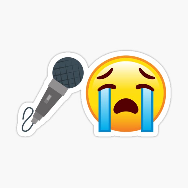 Sad Song Emoji Sticker