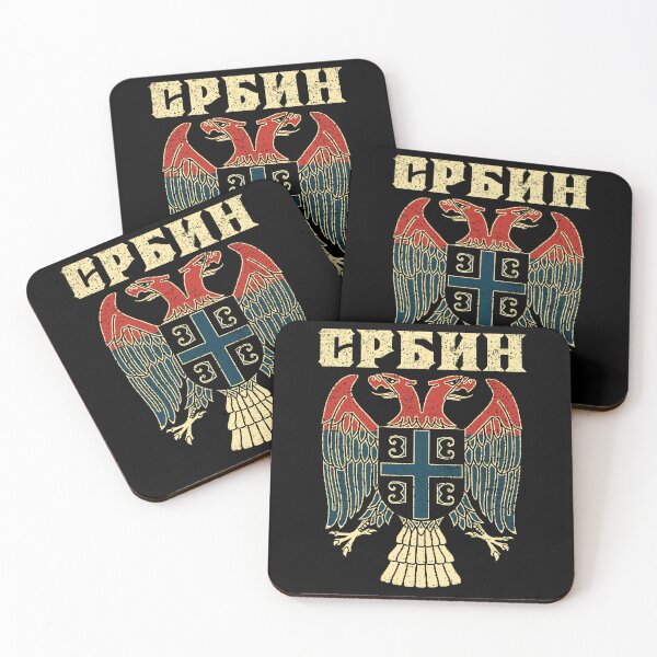 Item preview, Serbia coat of arms flag eagle Serbian Cyrillic designed and sold by Mila1946.