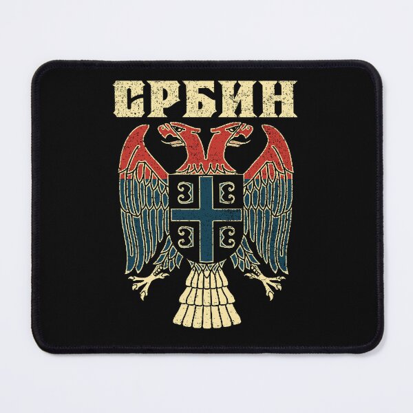 Item preview, Serbia coat of arms flag eagle Serbian Cyrillic designed and sold by Mila1946.