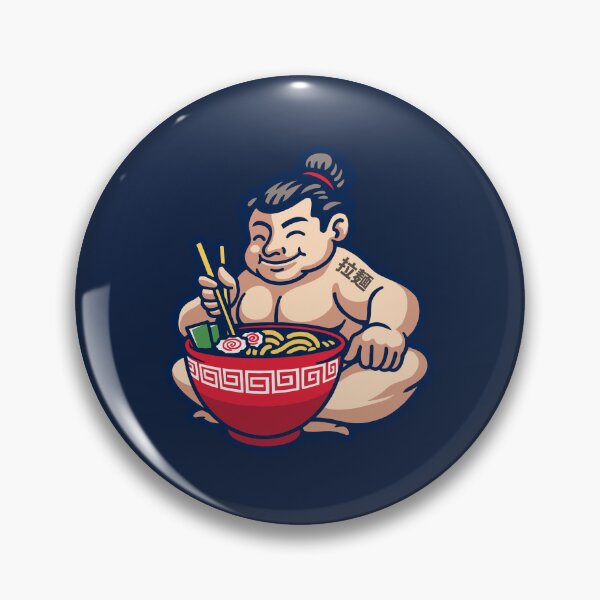 Artikelvorschau, Japanisch-samoanischer Wrestler isst Ramen - Lustig entworfen und verkauft von Pixelish.