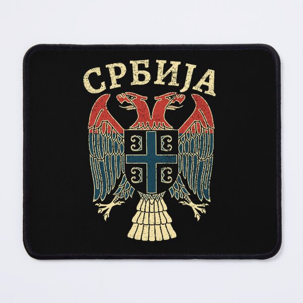 Item preview, Serbia coat of arms flag eagle Serbian Cyrillic designed and sold by Mila1946.