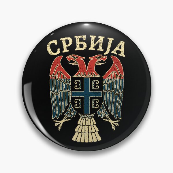 Item preview, Serbia coat of arms flag eagle Serbian Cyrillic designed and sold by Mila1946.