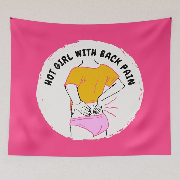 Item preview, Hot girl with back pain designed and sold by SICK-SENSE.