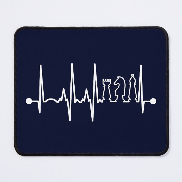 Item preview, Chess Lover Heart Beat - I Love Chess designed and sold by madtoyman.