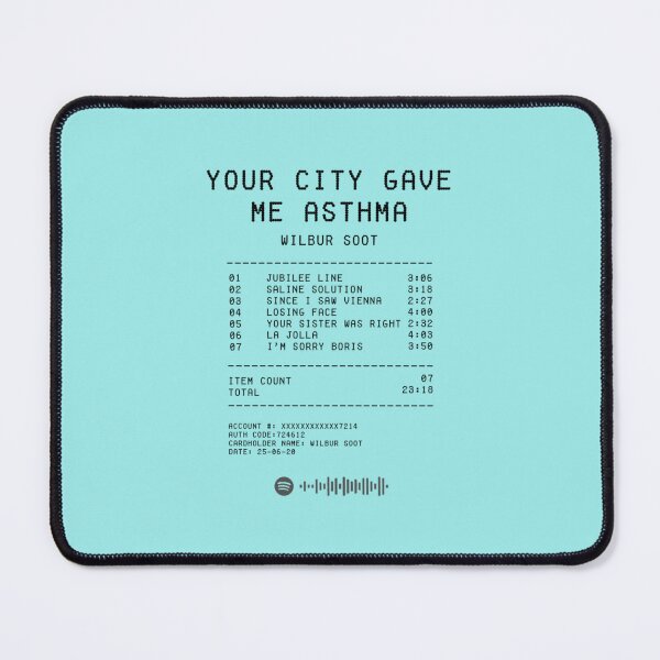 Item preview, Your City Gave Me Asthma Tote Bag designed and sold by boscioguidena.