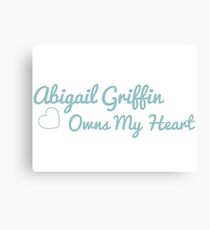 Abigail Griffin owns my heart Canvas Print