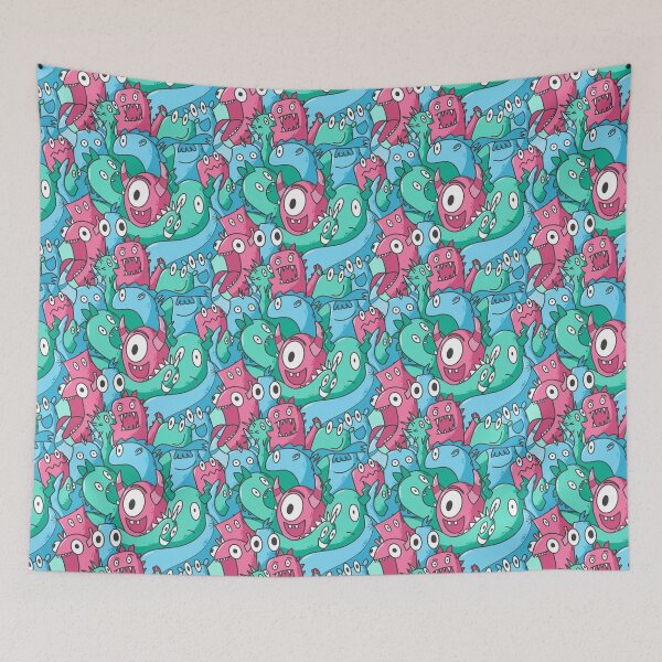Item preview, monsters designed and sold by space-kitten.