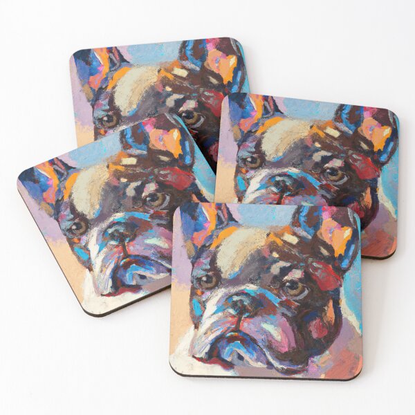 Item preview, French Bulldog - impressionistic painting designed and sold by Glenn Slingsby.