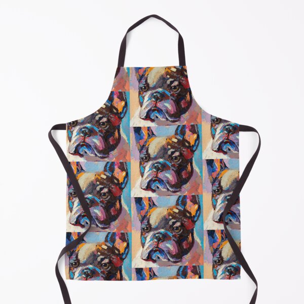 Item preview, French Bulldog - impressionistic painting designed and sold by Glenn Slingsby.