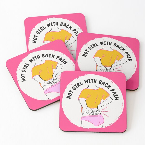 Item preview, Hot girl with back pain designed and sold by SICK-SENSE.