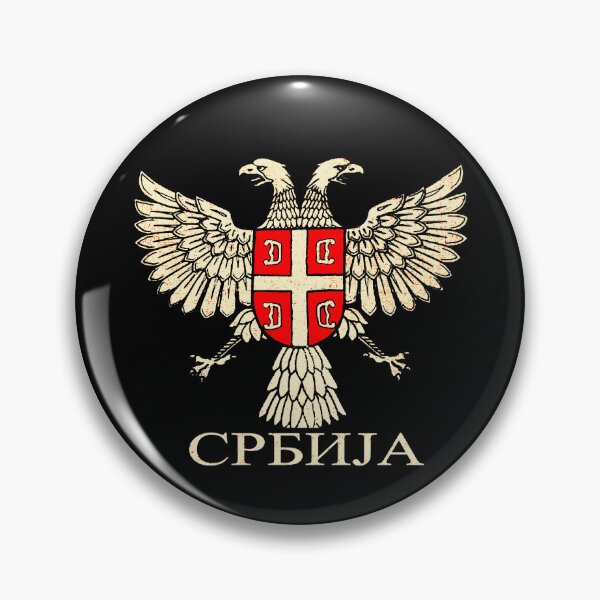 Item preview, Serbia coat of arms flag eagle Serbian Cyrillic designed and sold by Mila1946.