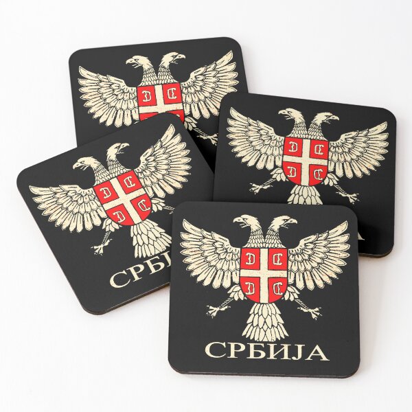 Item preview, Serbia coat of arms flag eagle Serbian Cyrillic designed and sold by Mila1946.