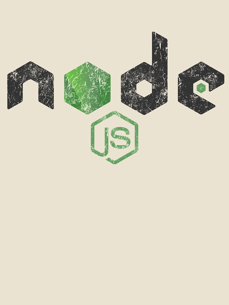 Thumbnail 4 von 4, Locker geschnittenes T-Shirt, Retro NodeJS JavaScript-Programmierer designt und verkauft von vladocar.