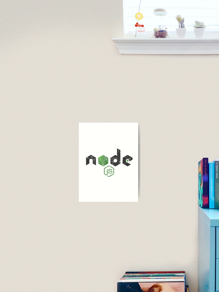 Thumbnail 2 von 3, Kunstdruck, Retro NodeJS JavaScript-Programmierer designt und verkauft von vladocar.