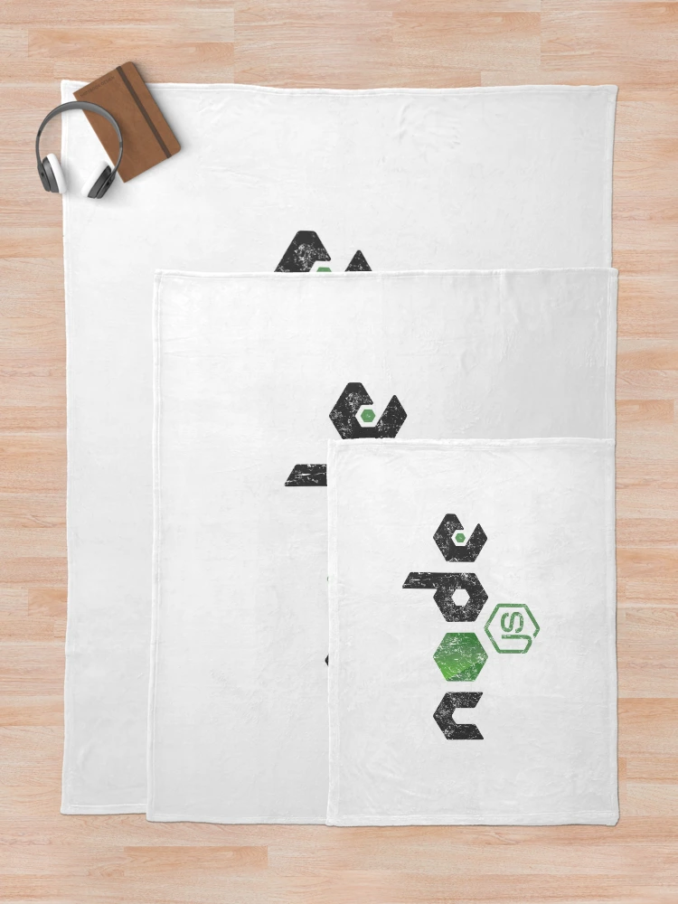 Thumbnail 5 of 6, Throw Blanket, Retro NodeJS JavaScript Programmer designed and sold by vladocar.