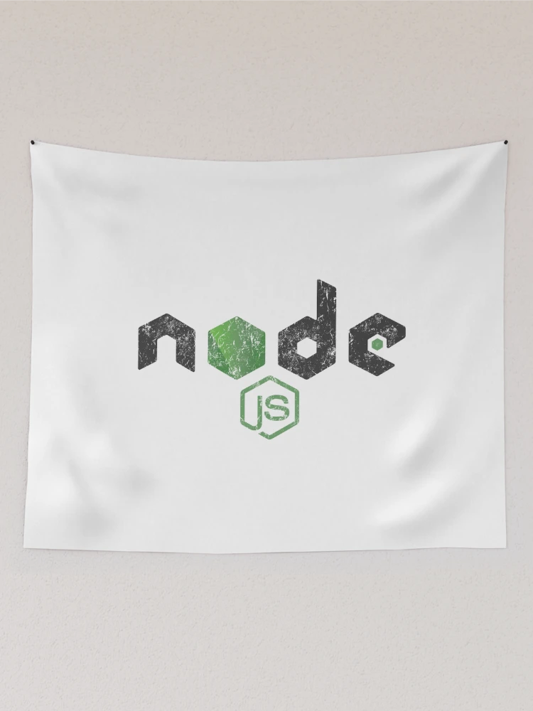 Thumbnail 2 of 3, Tapestry, Retro NodeJS JavaScript Programmer designed and sold by vladocar.