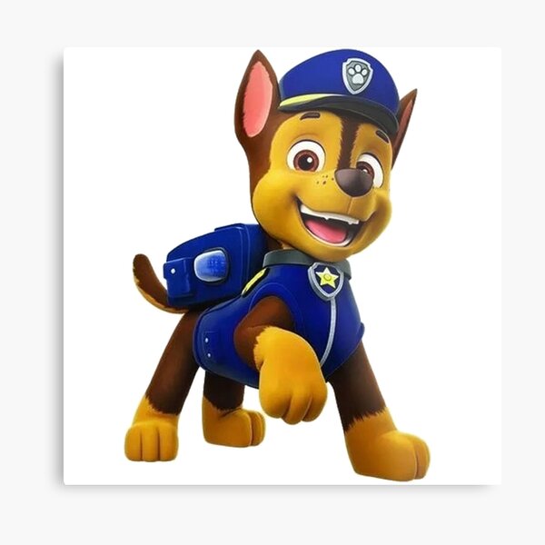 Chase Paw Patrol Metal Print for Sale by docubazar7