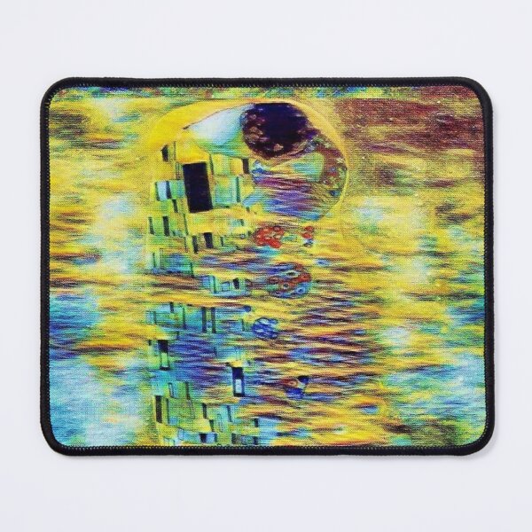 Item preview, Mash up of The Kiss by Klimt and The Lake at Montgeron by Claude Monet designed and sold by CristalleLisa.