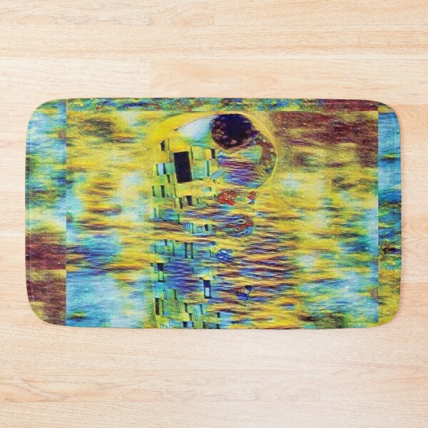 Item preview, Mash up of The Kiss by Klimt and The Lake at Montgeron by Claude Monet designed and sold by CristalleLisa.