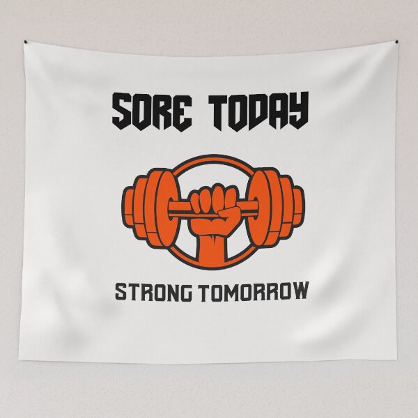 Item preview, SORE TODAY STRONG TOMORROW designed and sold by KDM-Designs.