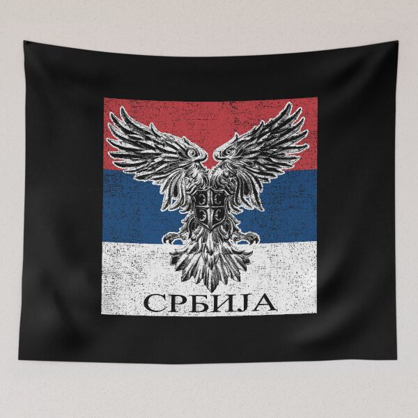 Item preview, Serbia coat of arms flag eagle Serbian Cyrillic designed and sold by Mila1946.