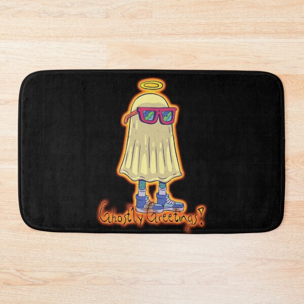 Item preview, Ghostly Greetings! Halloween Creepy Glowing Design designed and sold by limos.