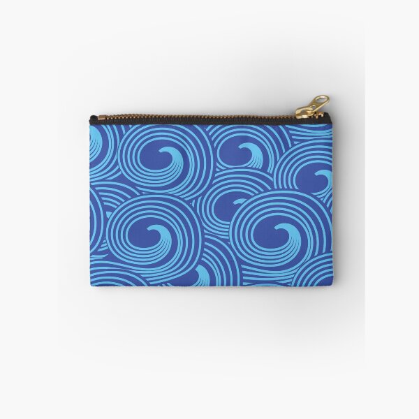 Item preview, Abstract swirly blue ocean waves pattern  designed and sold by Yasminepatterns .