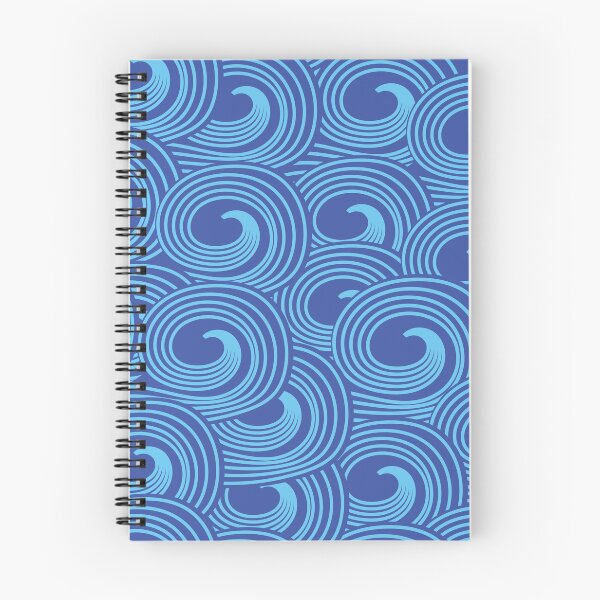 Item preview, Abstract swirly blue ocean waves pattern  designed and sold by Yasminepatterns .