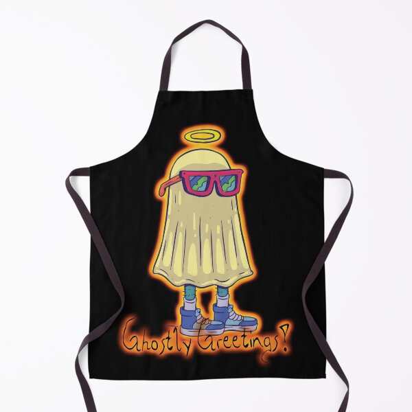 Item preview, Ghostly Greetings! Halloween Creepy Glowing Design designed and sold by limos.