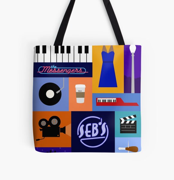 Fools Who Dream All Over Print Tote Bag