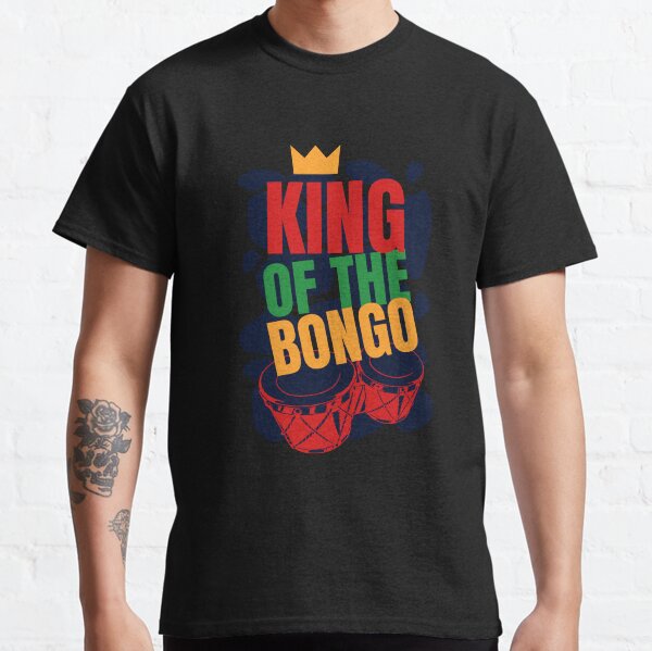 King of bongo men's t-shirt