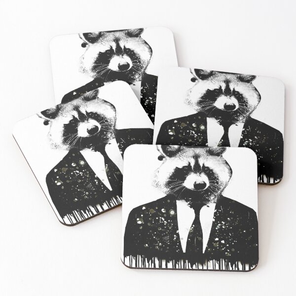 Item preview, raccoon,blue,graffiti,suit,hat designed and sold by theherbst131313.