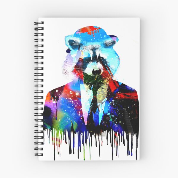 Item preview, raccoon,blue,graffiti,suit,hat designed and sold by theherbst131313.