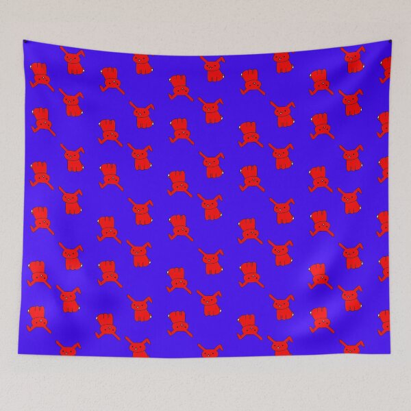 Item preview, Cartoon Rabbit Red Blue designed and sold by Flowchart.