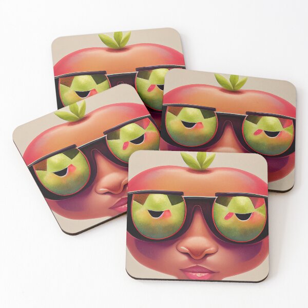 Item preview, Eat Your Apples - Scary and Funny Fruits designed and sold by The Oracle of Surrealism Sublime Consciousness.