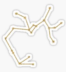 Sagittarius Gold Constellation Sticker