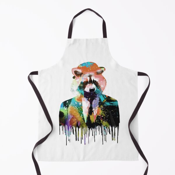 Item preview, Raccoon, blue, graffiti, suit, colorful designed and sold by theherbst131313.