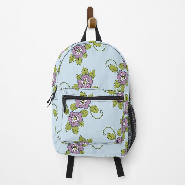 Item preview, Pink wild pansy flower illustration double bloom designed and sold by AngelDawnDesign.