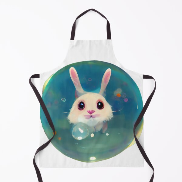 Item preview, Cute rabbit inside a bubble designed and sold by AlphaPhoenicis.