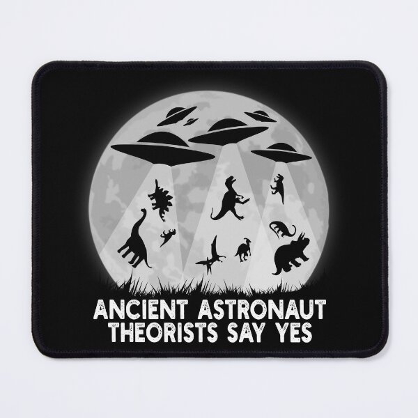 Item preview, Dinosaur Aliens Abduction Ancient Astronaut Theorists designed and sold by designandclouds.
