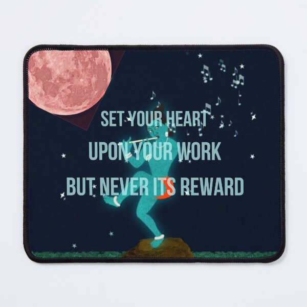 Item preview, Lord Krishna Quotes Set Your Heart Upon Your Work But Never its Reward designed and sold by Thomas Dossman.