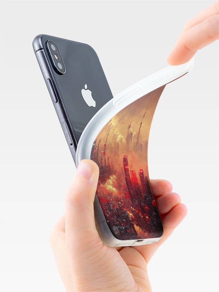 Thumbnail 4 of 5, iPhone Case, Station City-7 designed and sold by heavenfield.